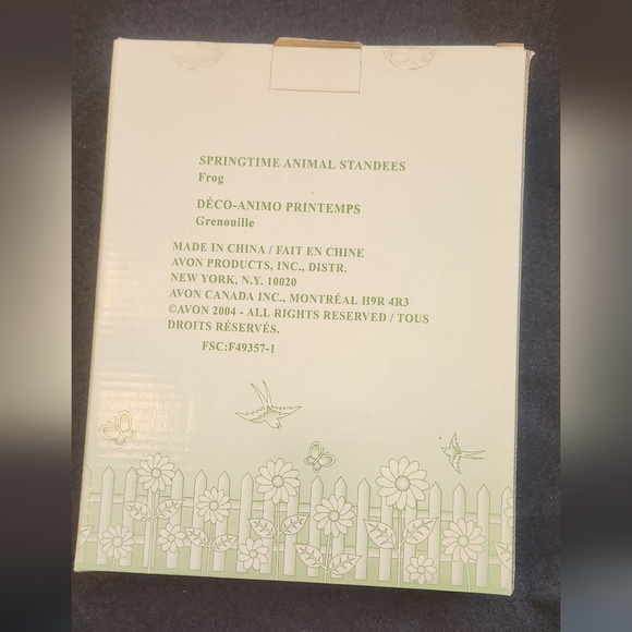 Avon Gift Collection Springtime Animal Standeees - Frog - Picture 2 of 6
